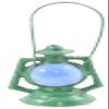 Melody Jane Dolls Houses Dollhouse Green Oil Lamp Lantern Miniature Ornamental Accessory 1:12 Scale view 3