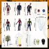 17 PCS Zombie Cake Decoration Zombie Cake Toppers Zombie Figure Themed Party Decorations for Halloween Birthday Weeding Party Cake Decorations view 2