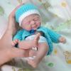 7" Girl Micro Preemie Full Body Silicone Wronged Baby Doll Lila Lifelike Mini Reborn Doll Surprice Children Anti-Stress view 1