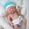 7" Girl Micro Preemie Full Body Silicone Wronged Baby Doll Lila Lifelike Mini Reborn Doll Surprice Children Anti-Stress view 2