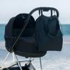 One Duo Designer Stroller Tote Diaper Bag, Black view 4