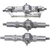 for WPL 1/16 B16 B36 6WD Replace Upgrade Front/ Rear/ Bridge Axle Part Set Truck RC Car Parts Aluminum Alloy Durable ( Color : Silver ) view 1