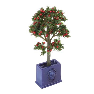 Miniature Dollhouse Plants, 3PCS Miniature Dollhouse Plants Artificial Fruit Tree Model for 1:12 Scale Dollhouse DecorationAccessories Toys