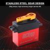 GoolRC 20KG Digital Servo, 2PCS High Torque Stainless Steel Gear Servo with 25T Servo Arm for 1/8 1/10 RC Car, Control Angle 180 view 4