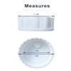 4-Pack Baby Bottle Lids,Screw Lid,Travel and Storage Baby Bottle Caps Compatible for Avent Wide Mouth Bottles,Cap Replace Avent Natural Bottle Sealing Ring and Sealing Disc view 3