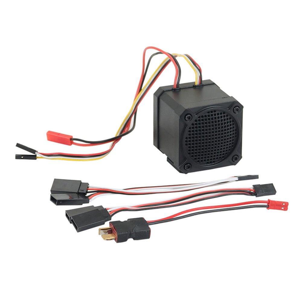 AMK RC Sound Kit 1 Set Engine Sound Simulator System for 1/10 1/8 Crawler Drift Truck Motorcycles Boat 144001 WPL D12 Sak-ura D5 SCX10 TRX4 (Single Channel)