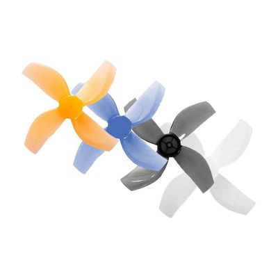 Gemfan 35mm 1.4" 4-Blade Durable Propeller - 1mm Shaft (Set of 8) - 1mm - Gray