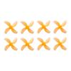 Gemfan 35mm 1.4" 4-Blade Durable Propeller - 1mm Shaft (Set of 8) - 1mm - Gray view 2