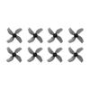 Gemfan 35mm 1.4" 4-Blade Durable Propeller - 1mm Shaft (Set of 8) - 1mm - Gray view 4