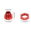 Aluminum 17mm Hex Wheel Nuts Adapter for Arrma 6s BLX Infraction Limitless Mojave Typhon hopups Upgrade Parts 4 pcs/Set(Red) view 2
