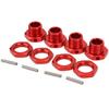 Aluminum 17mm Hex Wheel Nuts Adapter for Arrma 6s BLX Infraction Limitless Mojave Typhon hopups Upgrade Parts 4 pcs/Set(Red) view 4