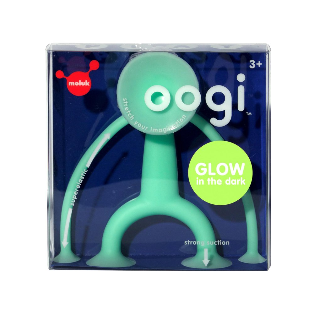 Fat Brain Toys Oogi by MOLUK - Glow - Open-Ended Fidget Toy for Kids, Teens, Adults