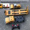Remote Control Semi Truck Toy For Kids - 1:24 RC Semi-trailer Engineering Tractor With Sound And Lights, Trailer Truck Toy With Inertia Roller, Construction Vehicles For Boys & Girls 3-8 Years Old view 3