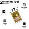 Passive Paradise Card Grading Centering Tool Set for Pokemon - Magnifying Tool & Cleaning Cloth Included - Trading Card Submission Pre-Inspection Kit view 2