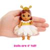 Baby Born Surprise Small Dolls Series 7 4" - Unwrap Surprise Collectible Baby Doll with 3 Water Surprises, Garden-Themed Outfit, Color Change Diaper, Mouse Carrying Pouch, Age 3+ view 3