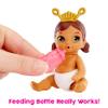 Baby Born Surprise Small Dolls Series 7 4" - Unwrap Surprise Collectible Baby Doll with 3 Water Surprises, Garden-Themed Outfit, Color Change Diaper, Mouse Carrying Pouch, Age 3+ view 4