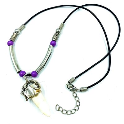 Alligator Tooth Necklace GT51 Gator New Orleans Louisiana Cajun Creole Voodoo Bayou Genuine