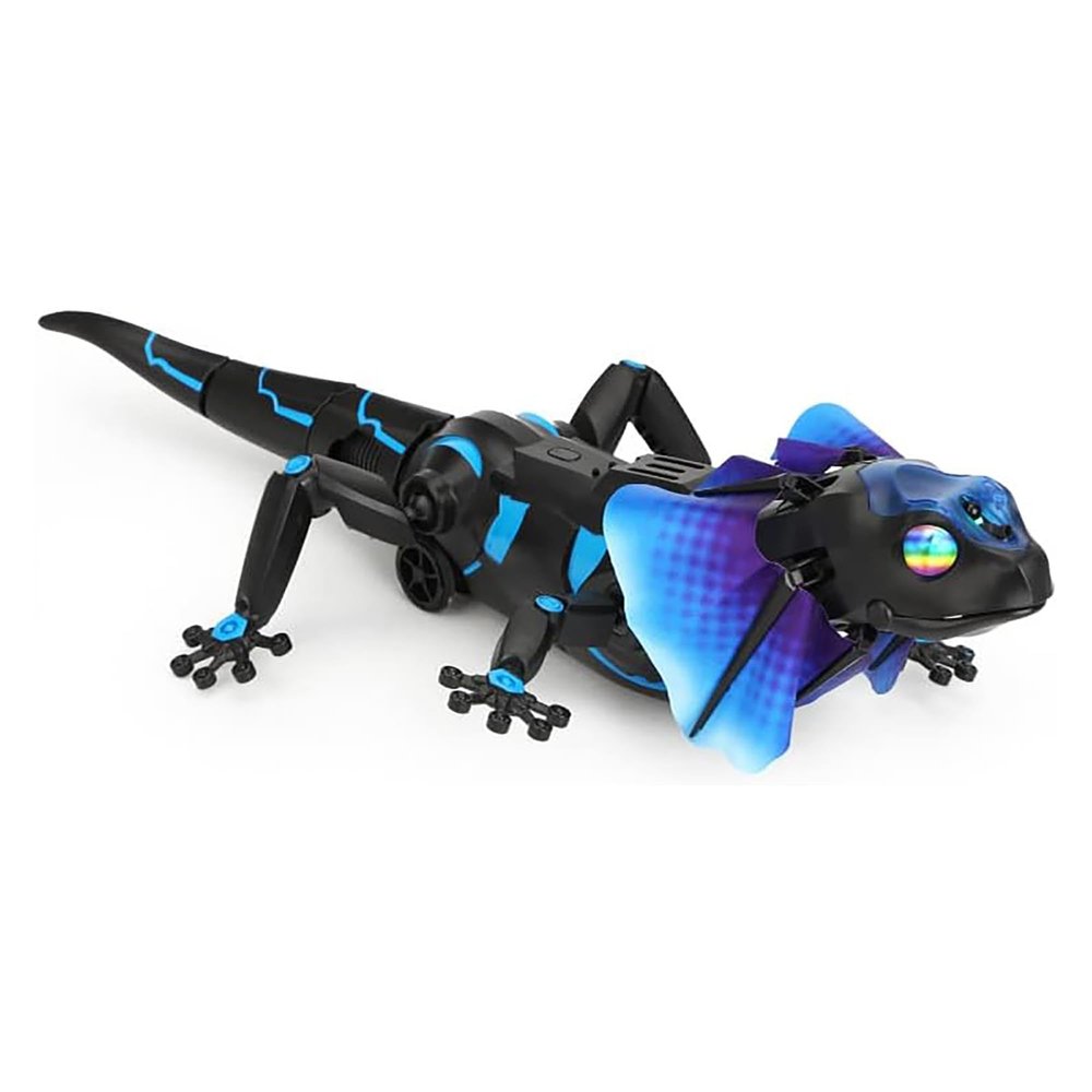 Jupiter Creations RoboLizard | Interactive RC Lizard Senses Motion and Recognizes Obstacles | LED Lights and Makes Sounds As You Play