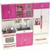 RBN Deluxe My Modern Kitchen Mini Playset Kit Battery Operated Kitchen Playset Refrigerator, Stove, Sink - Doll Size view 1