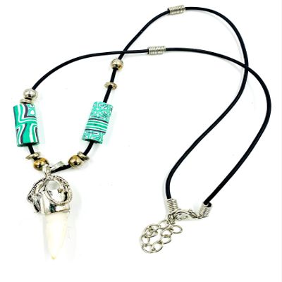 Alligator Tooth Necklace GT56 Gator New Orleans Louisiana Cajun Creole Voodoo Bayou Genuine