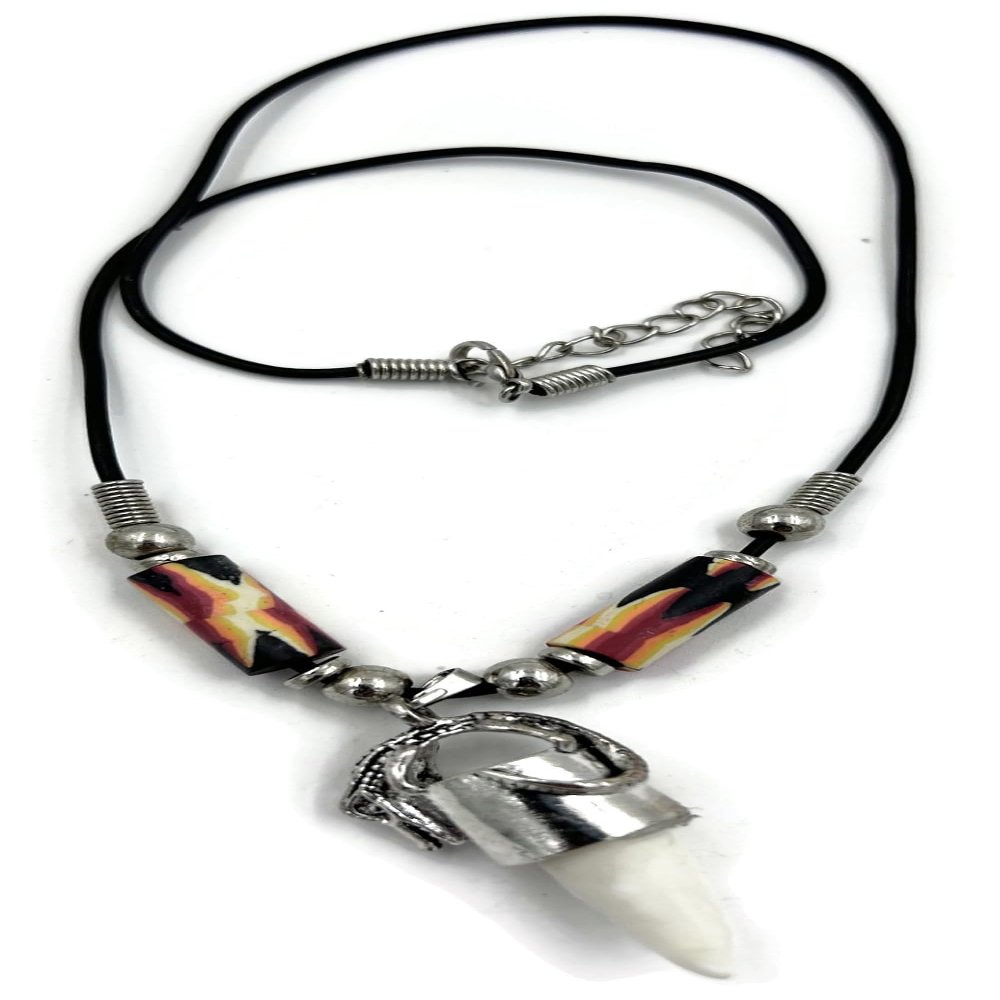 Alligator Tooth Necklace GT52 Gator New Orleans Louisiana Cajun Creole Voodoo Bayou Genuine