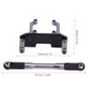 RC Car Servo Bracket,plplaaoo 1/10 Servo Stand Mount,RC Servo Stand Mount with Steering Link Rod,Servo Stand Mount Fit for Axial SCX10 II 90046 1/10 RC Car, axial scx10 ii servo mount rc car stan view 2