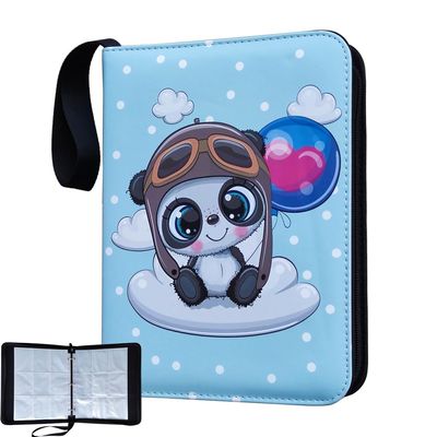 Baseball Card Binder Trading Card Albums: Fits 900 Cards with 50 Removable Sleeves Sports Games Card Protector Holder