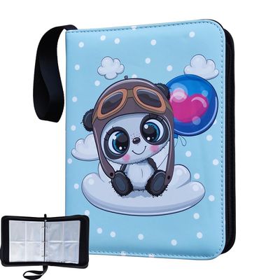 Baseball Card Binder Trading Card Albums: Fits 400 Cards with 50 Removable Sleeves Sports Games Card Protector Holder