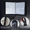 Baseball Card Binder Trading Card Albums: Fits 400 Cards with 50 Removable Sleeves Sports Games Card Protector Holder view 4