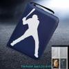 Baseball Card Binder Trading Card Albums: Fits 400 Cards with 50 Removable Sleeves Sports Games Card Protector Holder Blue view 3
