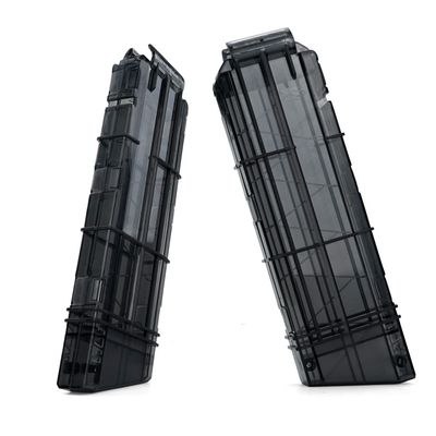 TORMEN Quick Reload Ultra Clip,12-Darts Magazines Compatible for Nerf Ultra Magazine (Black Transparent, 2PCS
