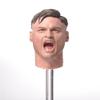 1/6 Scale Male Head Sculpt,Male Soldier Gunner Expression Head Carved for 12inch Action Figure Body Collectible view 2