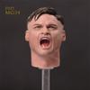 1/6 Scale Male Head Sculpt,Male Soldier Gunner Expression Head Carved for 12inch Action Figure Body Collectible view 4