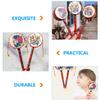 Kisangel Wooden Baby Rattle Drum Toy with Traditional Chinese Boy Design Handheld Musical Shaker for Infant Sensory Development and Hand Coordination 4 Pieces view 2
