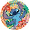 Disney Lilo and Stitch Birthday Party Supplies Bundle includes 16 Paper Plates 7", 16 Plates 9", 32 Napkins, 1 Table Cover, 1 Dinosaur Sticker Sheet view 3