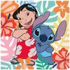 Disney Lilo and Stitch Birthday Party Supplies Bundle includes 16 Paper Plates 7", 16 Plates 9", 32 Napkins, 1 Table Cover, 1 Dinosaur Sticker Sheet view 4