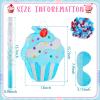 Sosation 15.7" Cupcake Piata for Birthday Party Supplies with Stick, Blindfold and Confetti for Kids Girls Baby Shower Candy Donut Ice Cream Piata Party Decoration Prop view 3