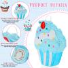 Sosation 15.7" Cupcake Piata for Birthday Party Supplies with Stick, Blindfold and Confetti for Kids Girls Baby Shower Candy Donut Ice Cream Piata Party Decoration Prop view 4