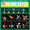 EXBEPE Comprehensive Chemistry Molecular Model Kit 406pc Organic and Inorganic STEM Set,Middle,High School,and College Supplies, Educational Science Set Learning Structure and Reactions Student Gifts view 2