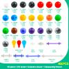 EXBEPE Comprehensive Chemistry Molecular Model Kit 406pc Organic and Inorganic STEM Set,Middle,High School,and College Supplies, Educational Science Set Learning Structure and Reactions Student Gifts view 4