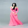 1/6 Scale Female Clothes, Girl Evening Dress Long Skirt Clothing for 12inch PH TBL JO Action Figure Body (Pink) view 3