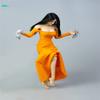 1/6 Scale Female Clothes, Girl Evening Dress Long Skirt Clothing for 12inch PH TBL JO Action Figure Body (Yellow) view 2