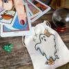 5 Pcs Tarot Pouch Bag - Tarot Card Dice Bag | Jewelry Pouch Tarot Card Bag Dice Bag Tarot Card Holder Jewelry Bags Drawstring Gift Bags for Tarot Cards N view 2