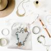 5 Pcs Tarot Pouch Bag - Tarot Card Dice Bag | Jewelry Pouch Tarot Card Bag Dice Bag Tarot Card Holder Jewelry Bags Drawstring Gift Bags for Tarot Cards N view 3