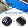 Veemoon Poker Chip Tray Card Storage Box Dividers Poker Table Accessories for Chip Storage view 3