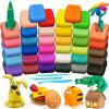 Magic Clay - Air Dry Clay 36 Colors, Modeling Clay for Kids with Tools, Soft & Ultra Light, Toys Gifts for Age 3 4 5 6 7 8+ Years Old Boys Girls Kids view 1