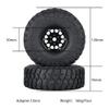 4pce 1/10 Climbing car RC car 1.9 inch Bead Lock Wheel wear-Resistant Rubber tire Universal cr tire for TRAXXAS TRX4 SCX10 EX86100 EX86190 AXIA RGT (Black) view 4