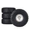 4pce 1/10 Climbing car RC car 1.9 inch Bead Lock Wheel wear-Resistant Rubber tire Universal cr tire for TRAXXAS TRX4 SCX10 EX86100 EX86190 AXIA RGT view 1
