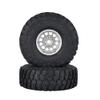 4pce 1/10 Climbing car RC car 1.9 inch Bead Lock Wheel wear-Resistant Rubber tire Universal cr tire for TRAXXAS TRX4 SCX10 EX86100 EX86190 AXIA RGT view 3