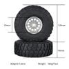 4pce 1/10 Climbing car RC car 1.9 inch Bead Lock Wheel wear-Resistant Rubber tire Universal cr tire for TRAXXAS TRX4 SCX10 EX86100 EX86190 AXIA RGT view 4